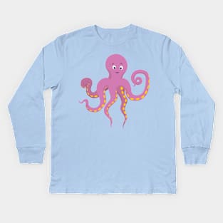 Jellyfishes and Octopus Kids Long Sleeve T-Shirt